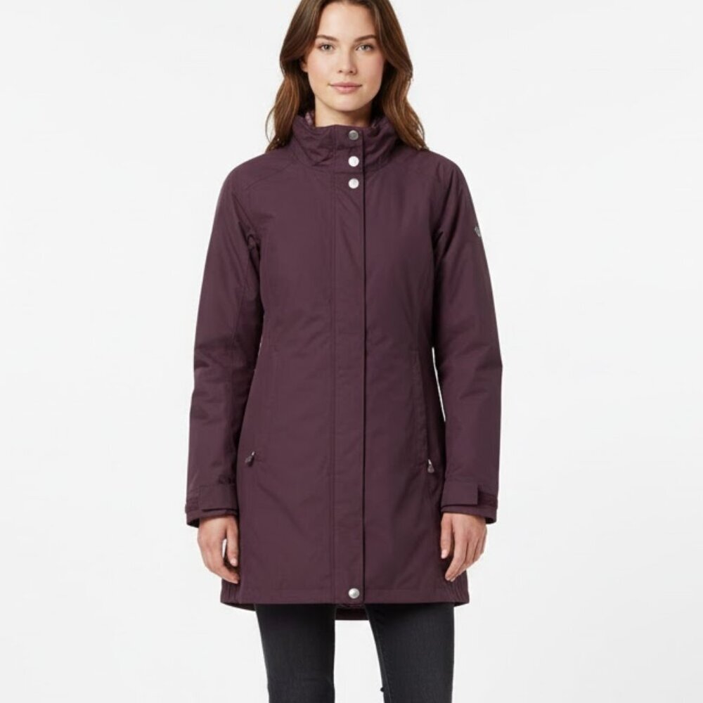 Down Puffer‎ Jacket Mountain Hardwear 3 in 1 Long Coat Nylon Waterproof